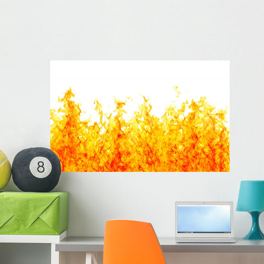 Burning White Wall Decal