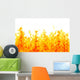 Burning White Wall Decal