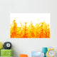 Burning White Wall Decal
