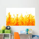 Burning White Wall Decal