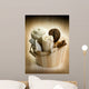 Bucket with Bath Accessories Wall Mural