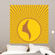 Woman Sun Wall Decal
