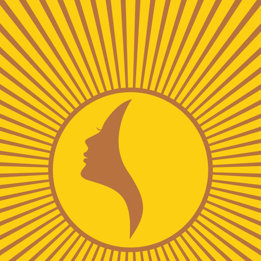 Woman Sun Wall Decal