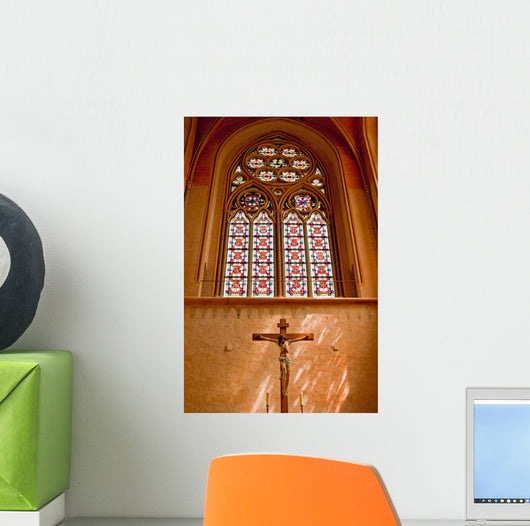 Gothic Glass Window Convent Wall Decal