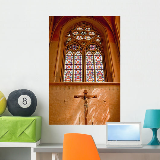 Gothic Glass Window Convent Wall Decal