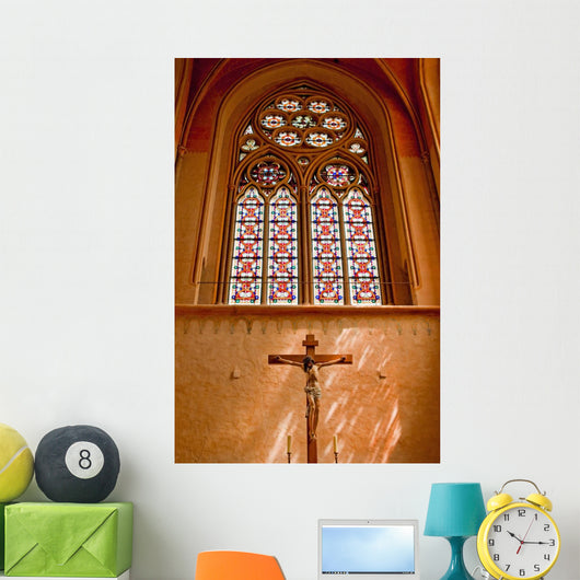 Gothic Glass Window Convent Wall Decal