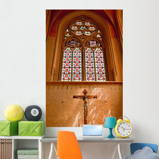 Gothic Glass Window Convent Wall Decal