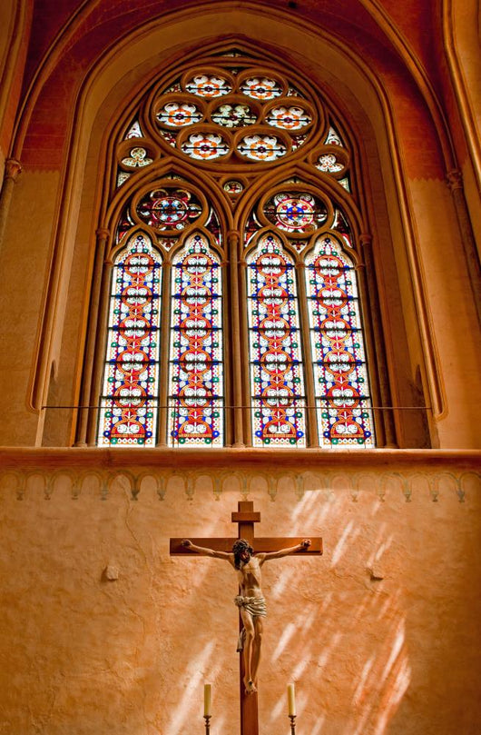 Gothic Glass Window Convent Wall Decal