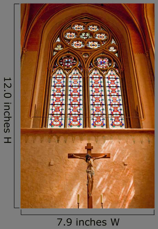 Gothic Glass Window Convent Wall Decal