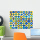 Retro Seamless Square Pattern Wall Decal