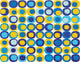 Retro Seamless Square Pattern Wall Decal