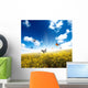 Yellow Field with Butterfly Wall Decal