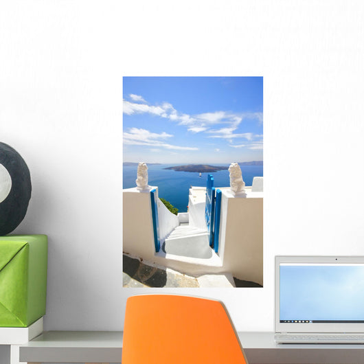 Gate to Sea Wall Decal Design 3