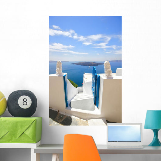 Gate to Sea Wall Decal Design 3