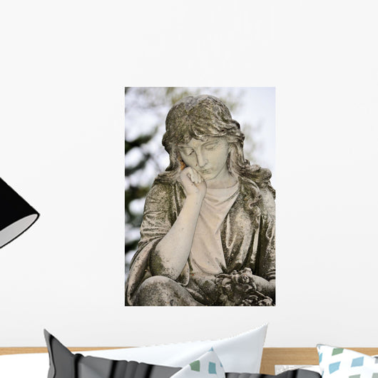 Angel Statue Wall Decal