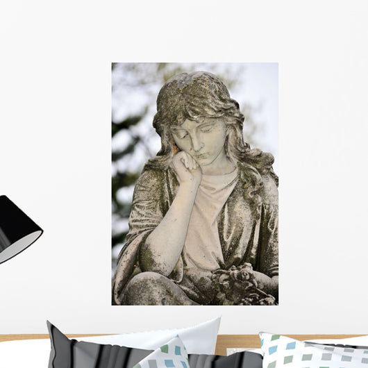 Angel Statue Wall Decal