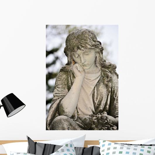 Angel Statue Wall Decal
