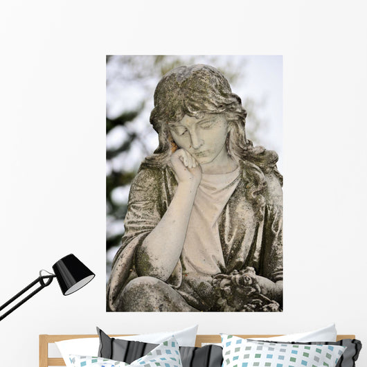 Angel Statue Wall Decal