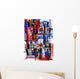 Abstract Composition with Statue Wall Decal