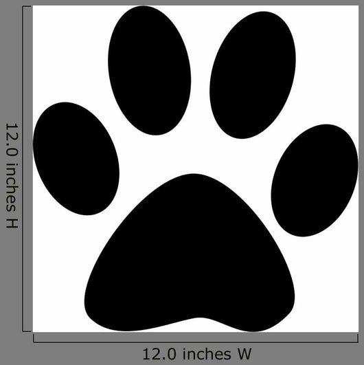 Paw Print Wall Decal