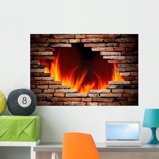 Hole Wall and Fire Wall Decal