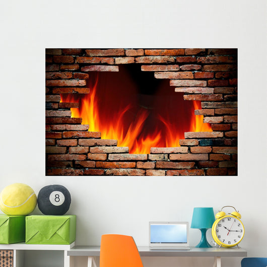 Hole Wall and Fire Wall Decal