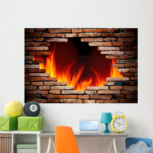 Hole Wall and Fire Wall Decal