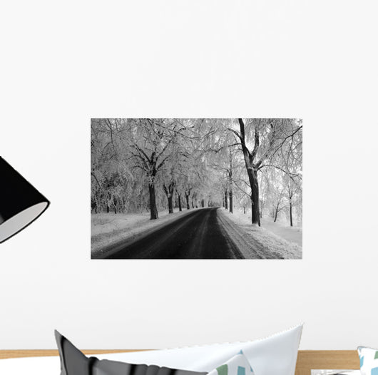 Black and White Winter Wall Decal