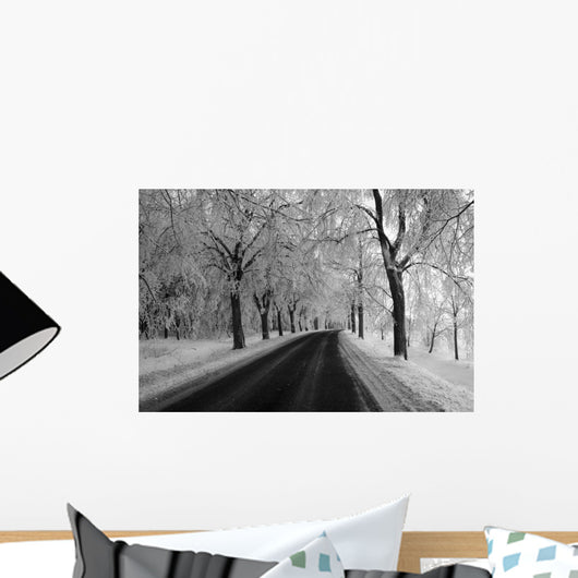 Black and White Winter Wall Decal