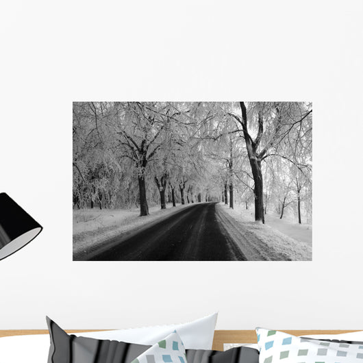 Black and White Winter Wall Decal