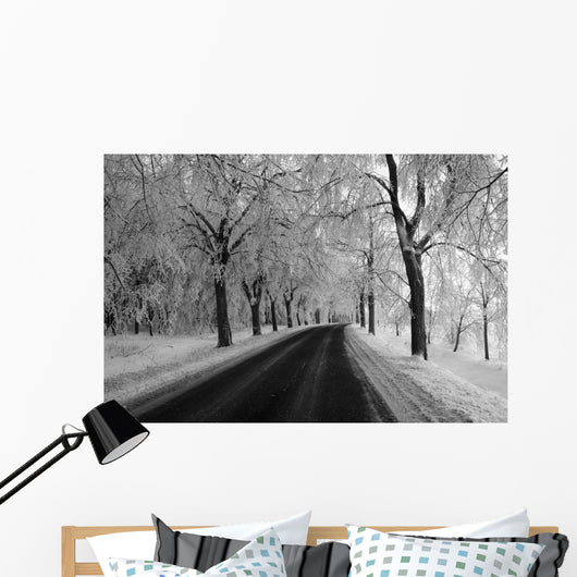 Black and White Winter Wall Decal