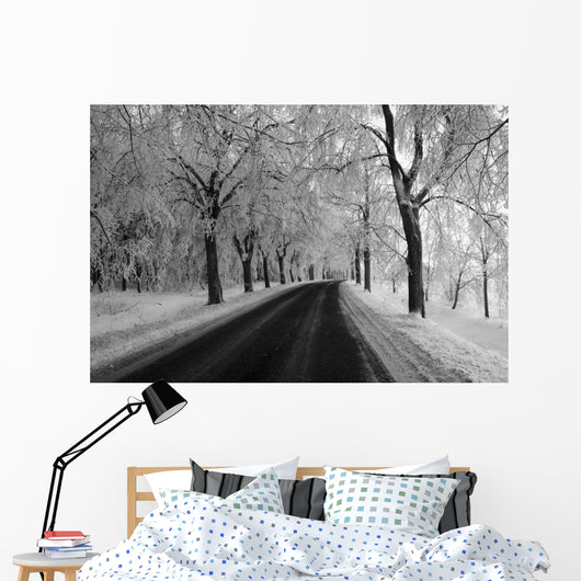 Black and White Winter Wall Decal