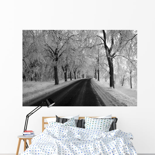 Black and White Winter Wall Decal