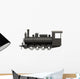 Old Steam Train White Wall Decal