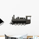 Old Steam Train White Wall Decal