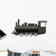 Old Steam Train White Wall Decal