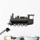 Old Steam Train White Wall Decal