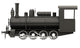 Old Steam Train White Wall Decal