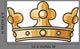 Heraldic Crown Wall Decal