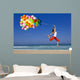 Jumping with Balloons Wall Decal