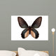 Black Butterfly Atrophaneura Dixoni Wall Decal