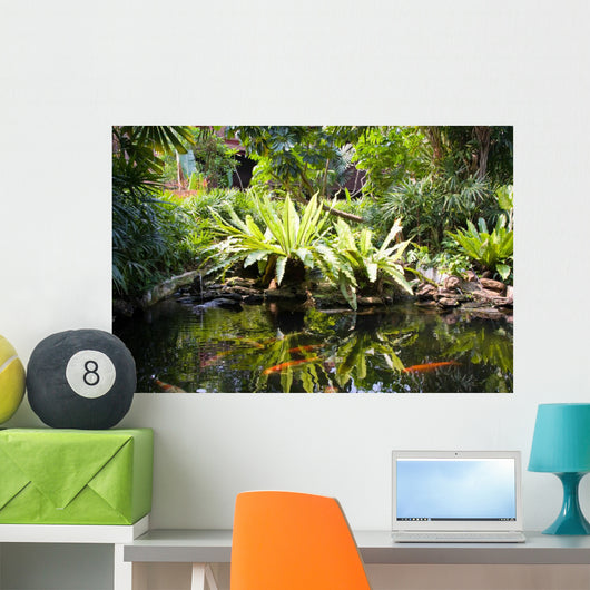 Tropical Zen Garden Wall Decal