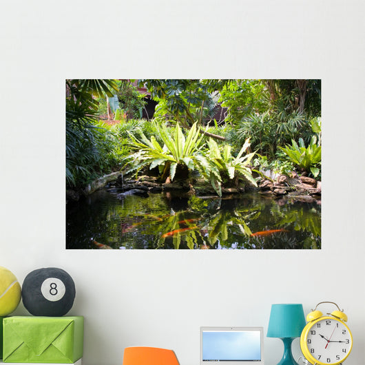 Tropical Zen Garden Wall Decal