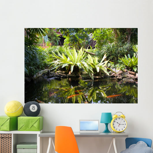 Tropical Zen Garden Wall Decal
