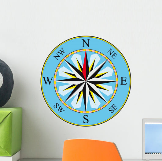 Compass Wall Decal
