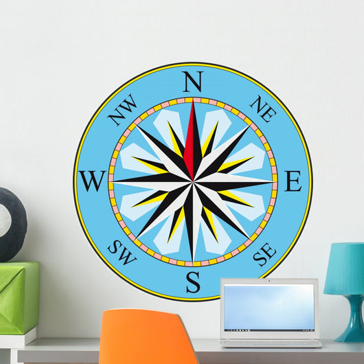 Compass Wall Decal