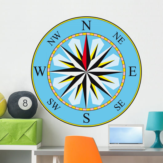 Compass Wall Decal
