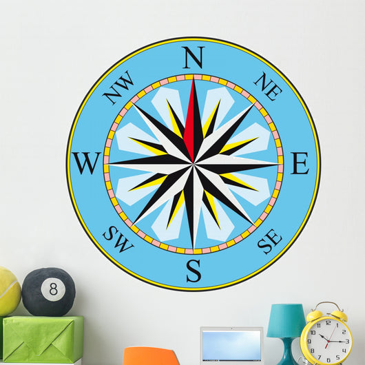 Compass Wall Decal