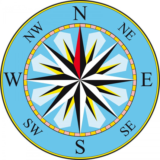 Compass Wall Decal