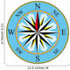 Compass Wall Decal